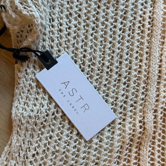 NEW WITH TAGS! ASTR the Label: Palmer Crochet Column Midi Dress M - Picture 4 of 4